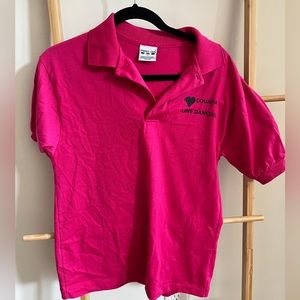 vintage I love line dancing polo shirt